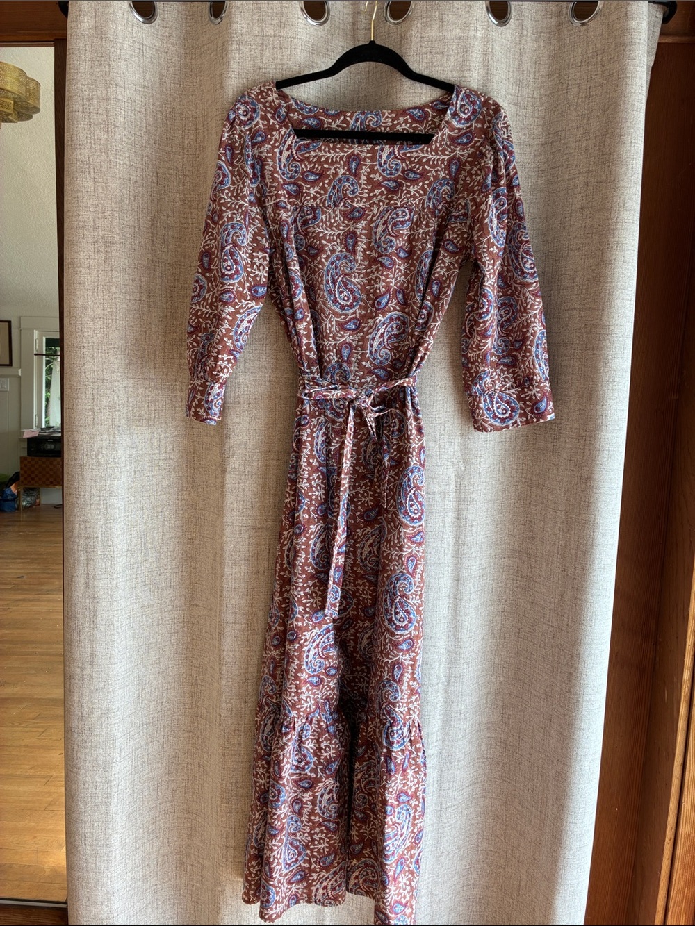 Rachel Pally Paisley Print Cotton Maxi Dress - Picture 4 of 8